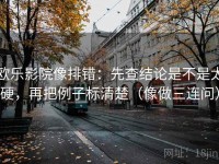 欧乐影院像排错：先查结论是不是太硬，再把例子标清楚（像做三连问）