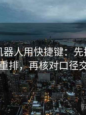 读爱看机器人用快捷键：先把剪辑按时间线重排，再核对口径交代清吗