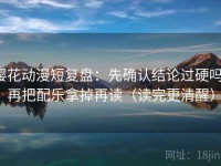 樱花动漫短复盘：先确认结论过硬吗，再把配乐拿掉再读（读完更清醒）